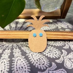 small rose flower studs (5 colors)